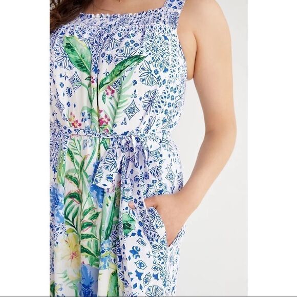 NEW Anthropologie Maeve Bouquet Flounced Maxi Dress X-Small & Small & Medium - Picture 7 of 7